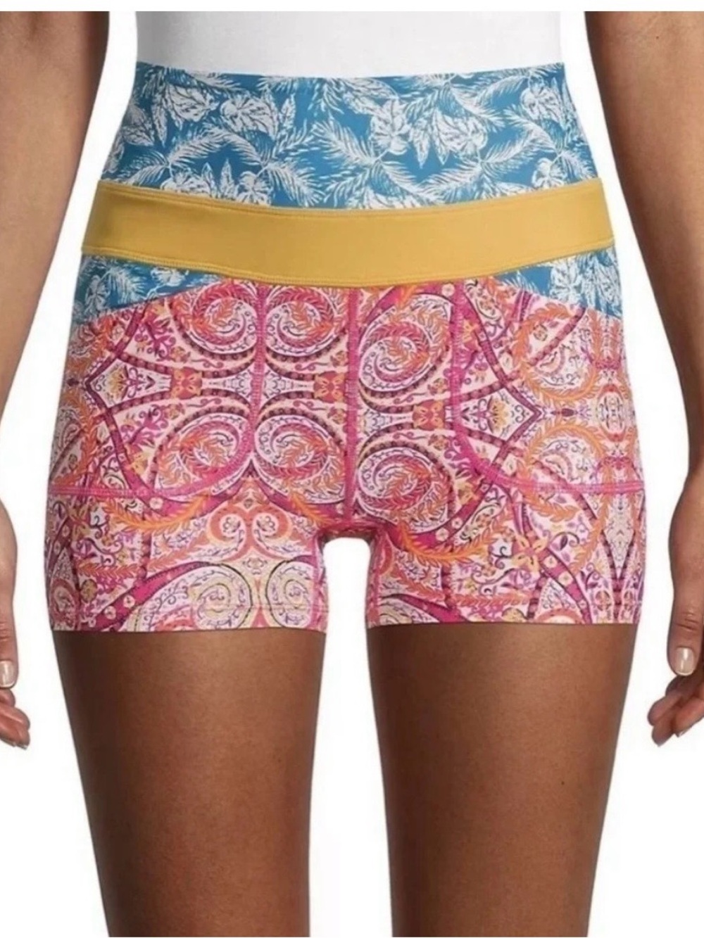 Free People Movement High-Waist Swim Shorts XS